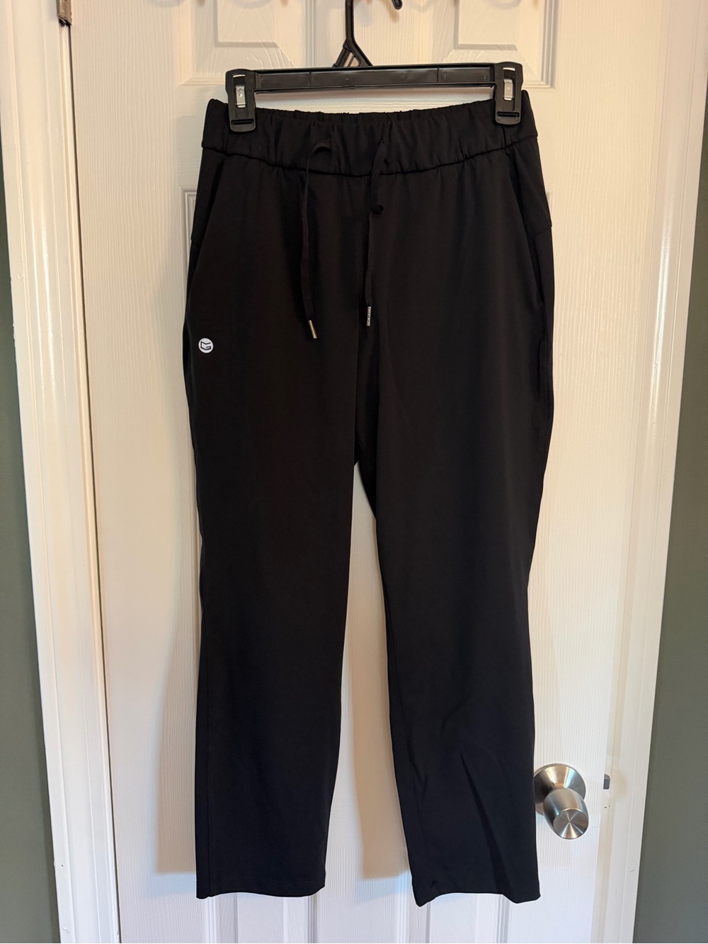 G Gradual Women’s Black Athletic 7/8 Drawstring Ankle Pants (Size XS)